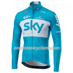 Maillot Cyclisme 2018 Team Sky Manches Longues N002